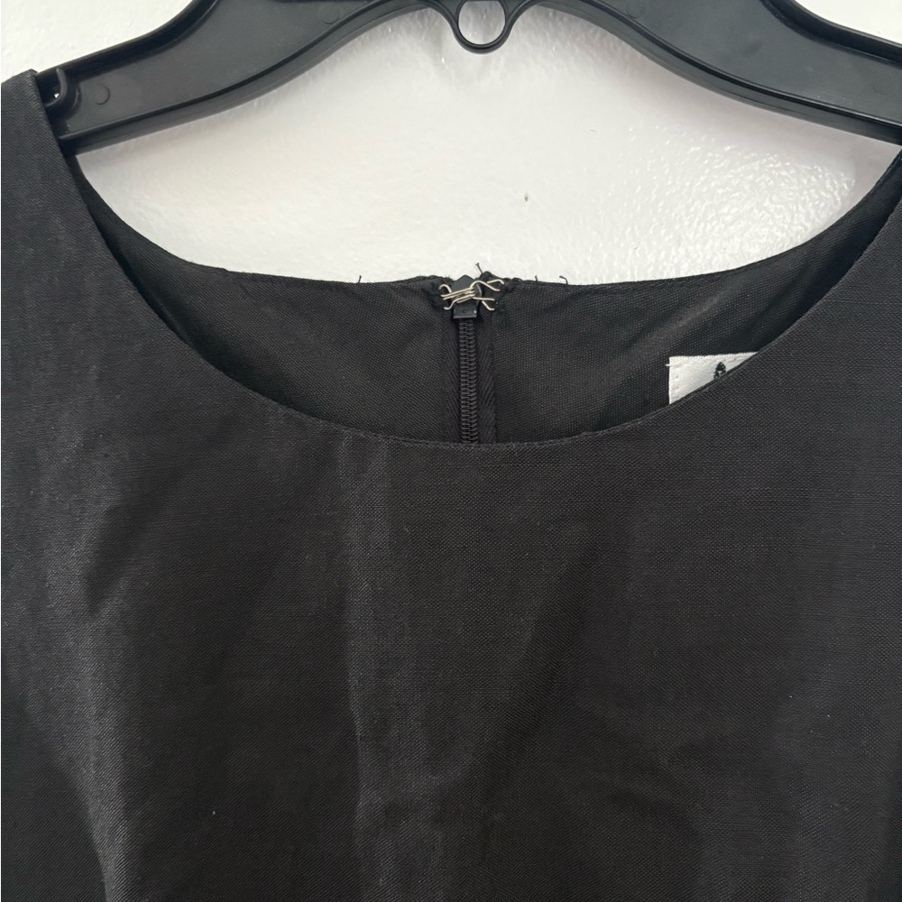 NWT Vintage Jennifer Eden Black Knee-Length Sheath Sleeveless Dress Size 12 - Picture 4 of 12